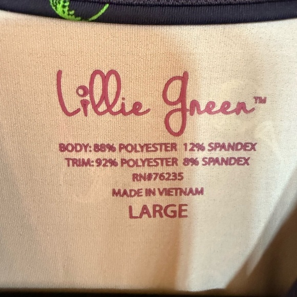 Little Green novelty, sleeveless golf shirt Sz.L - Picture 3 of 4